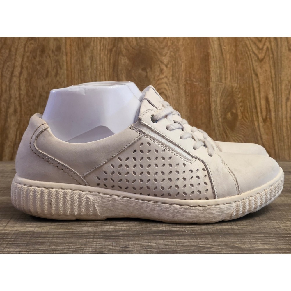 Clarks Caroline Ella Lace-Up Shoes Women's Size 7‎ White
